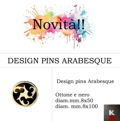 Design pins arabesque